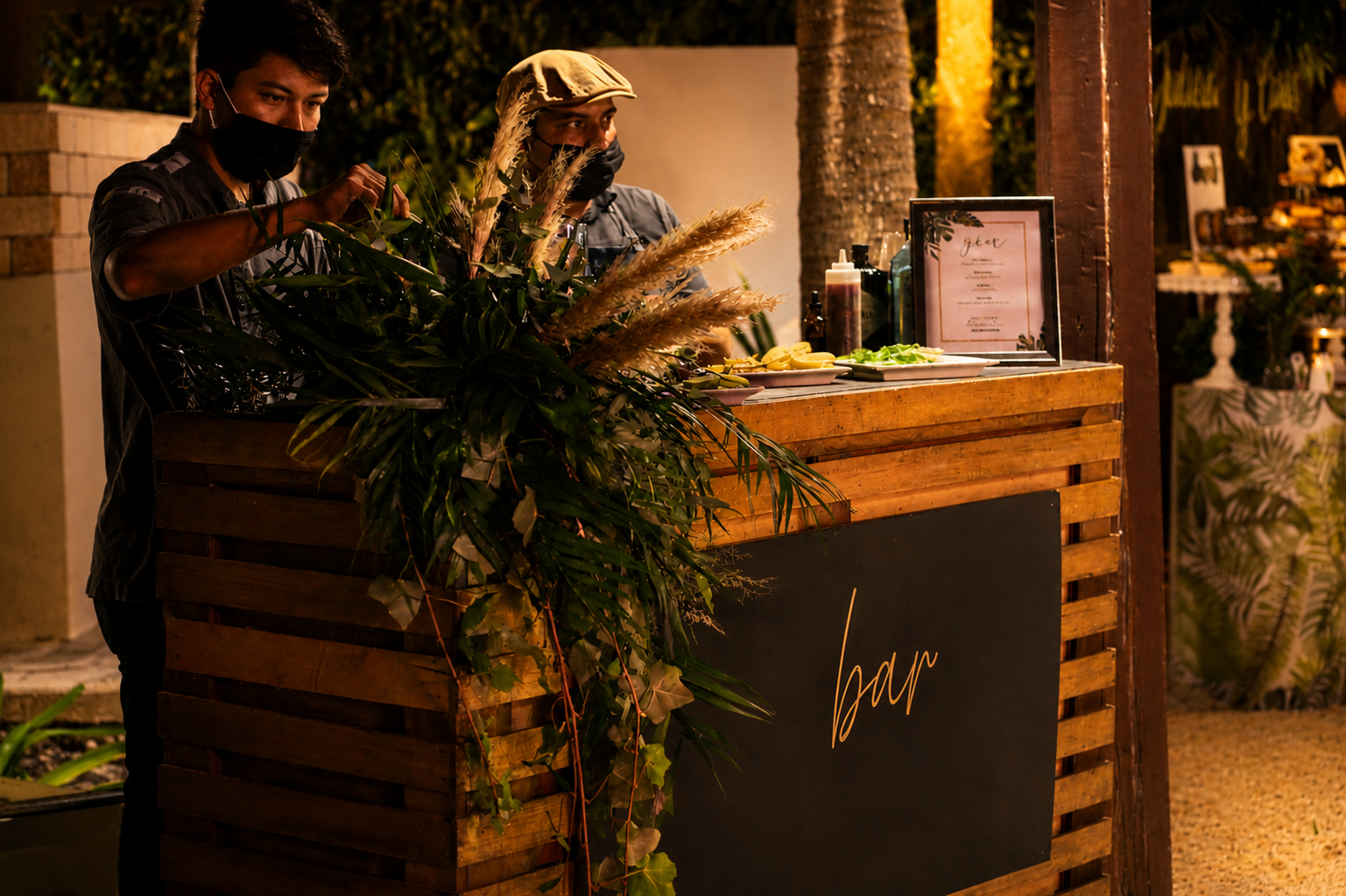 Barra de snacks para eventos